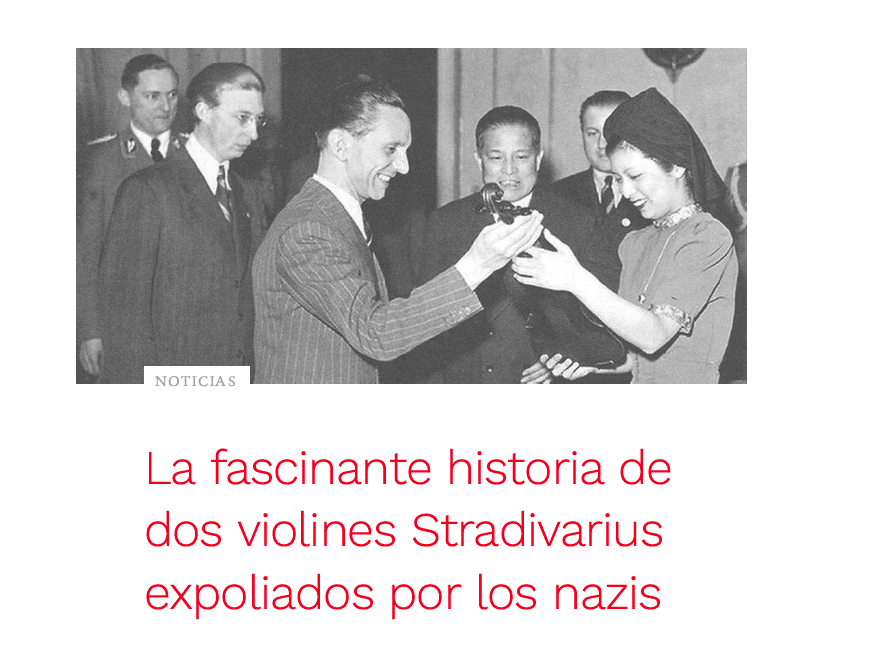 Musique et spoliations dans la presse