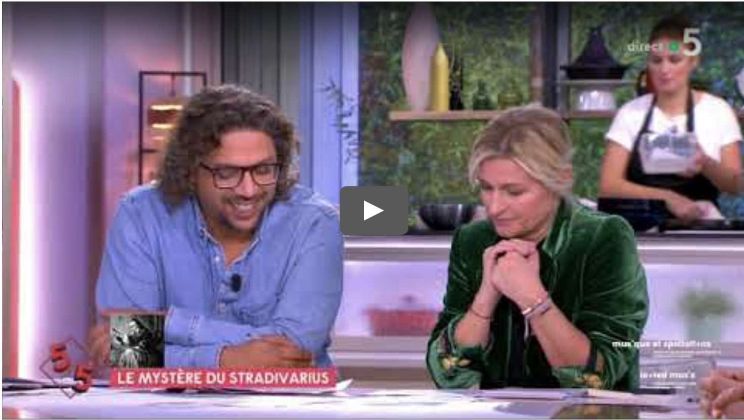 Musique et spoliations à l'émission C à Vous sur France 5
